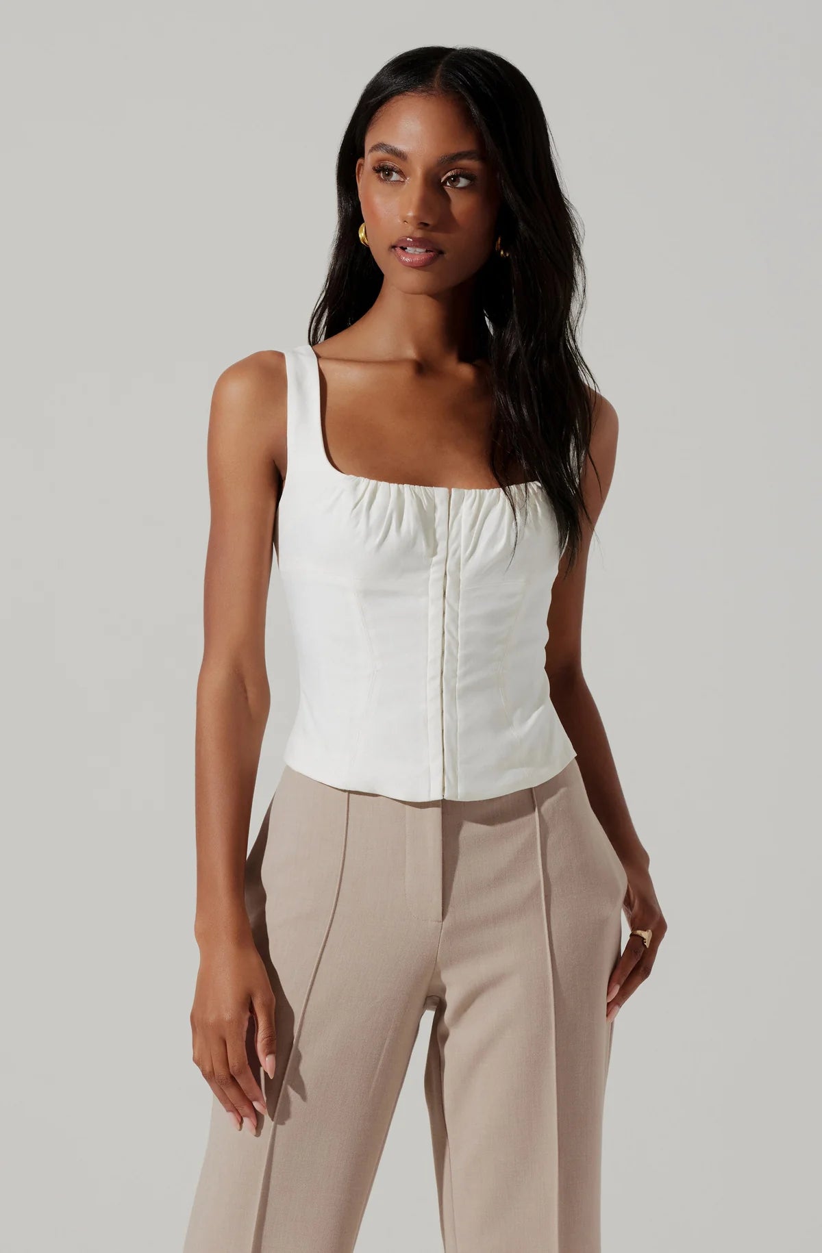 Evetta Corset Top can be rewritten as Trendy Corset Top - Evetta Collection.