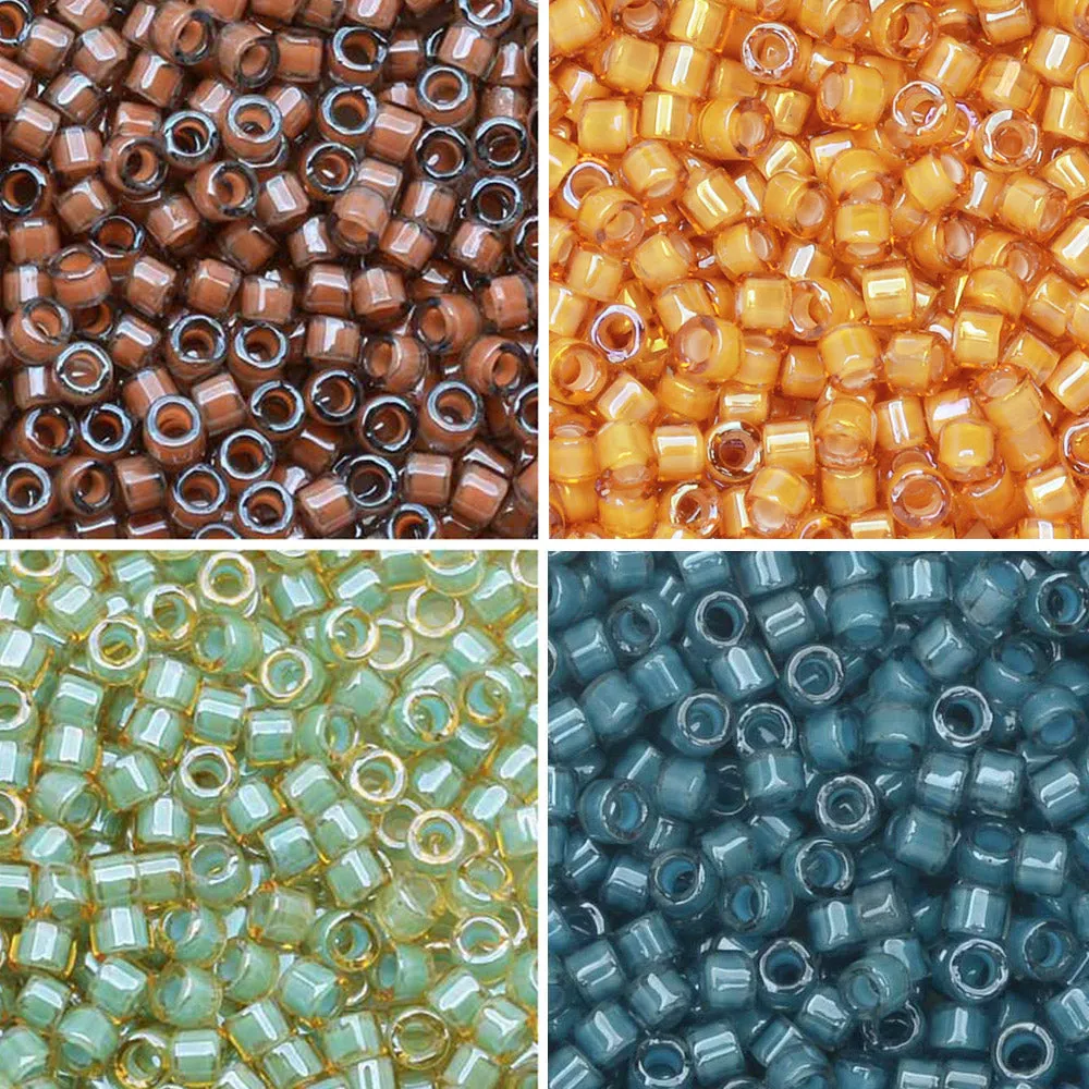 Exclusive Beadaholique Designer Palette, Miyuki Delica Seed Bead Mix, 11/0, Autumn Skies (30 Grams)