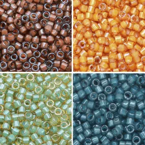 Exclusive Beadaholique Designer Palette, Miyuki Delica Seed Bead Mix, 11/0, Autumn Skies (30 Grams)