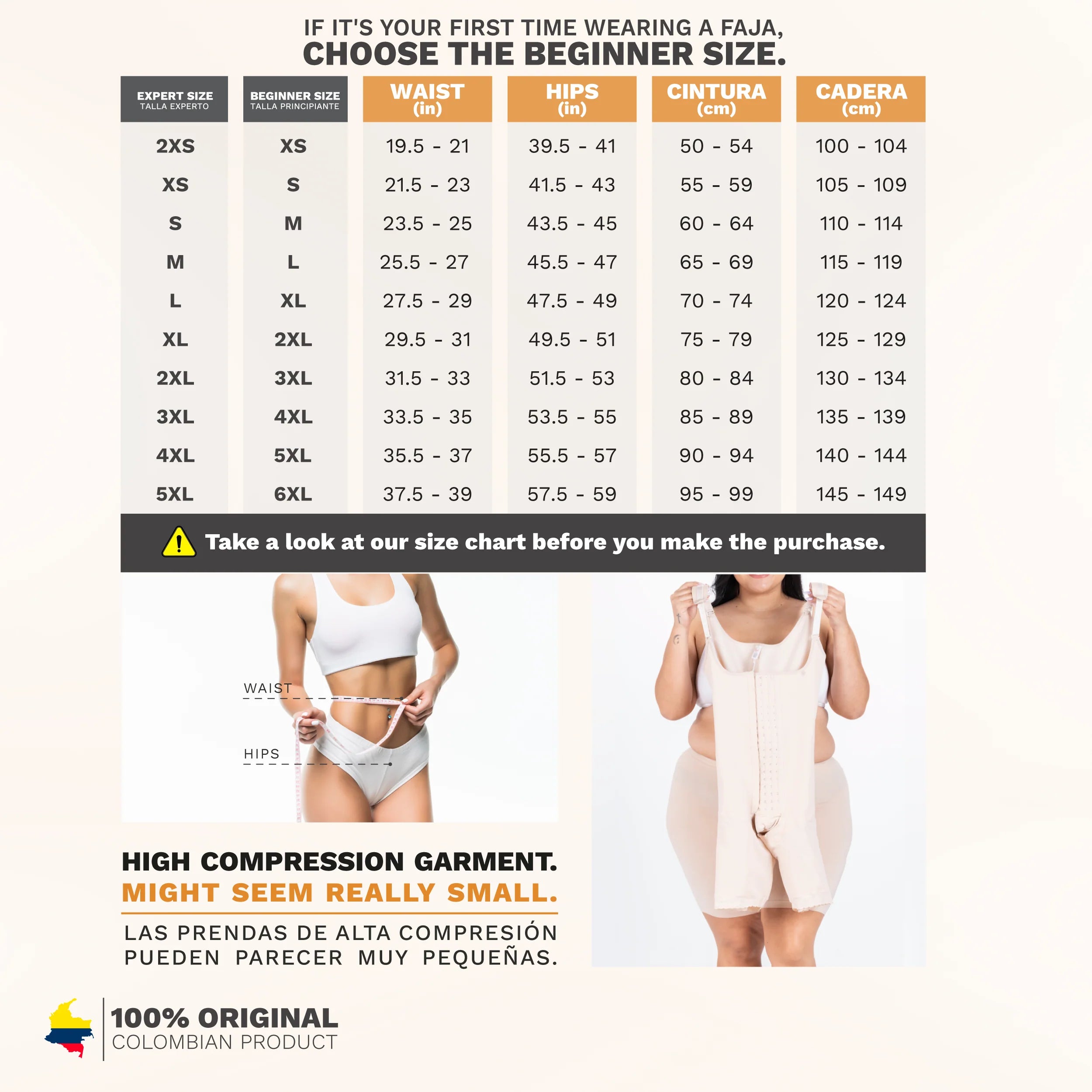 FAJAS MARIAE RA002 | Colombian Bodysuit with Open Bust | Mid-Thigh Girdle with Butt Lifter | POWERNET