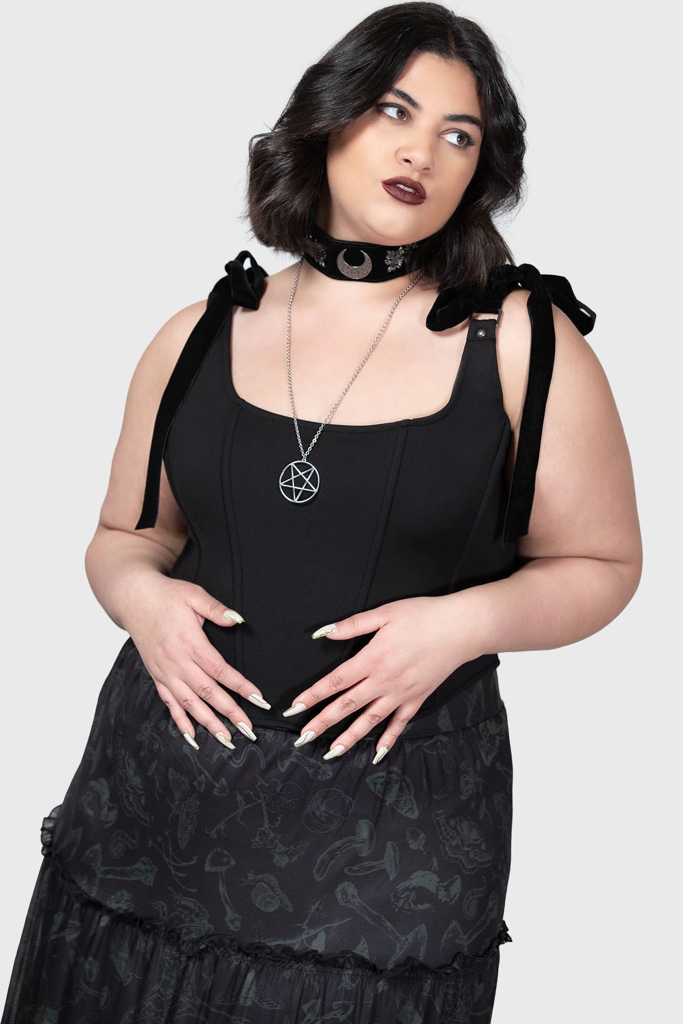 Flora Plus Size Corset Top