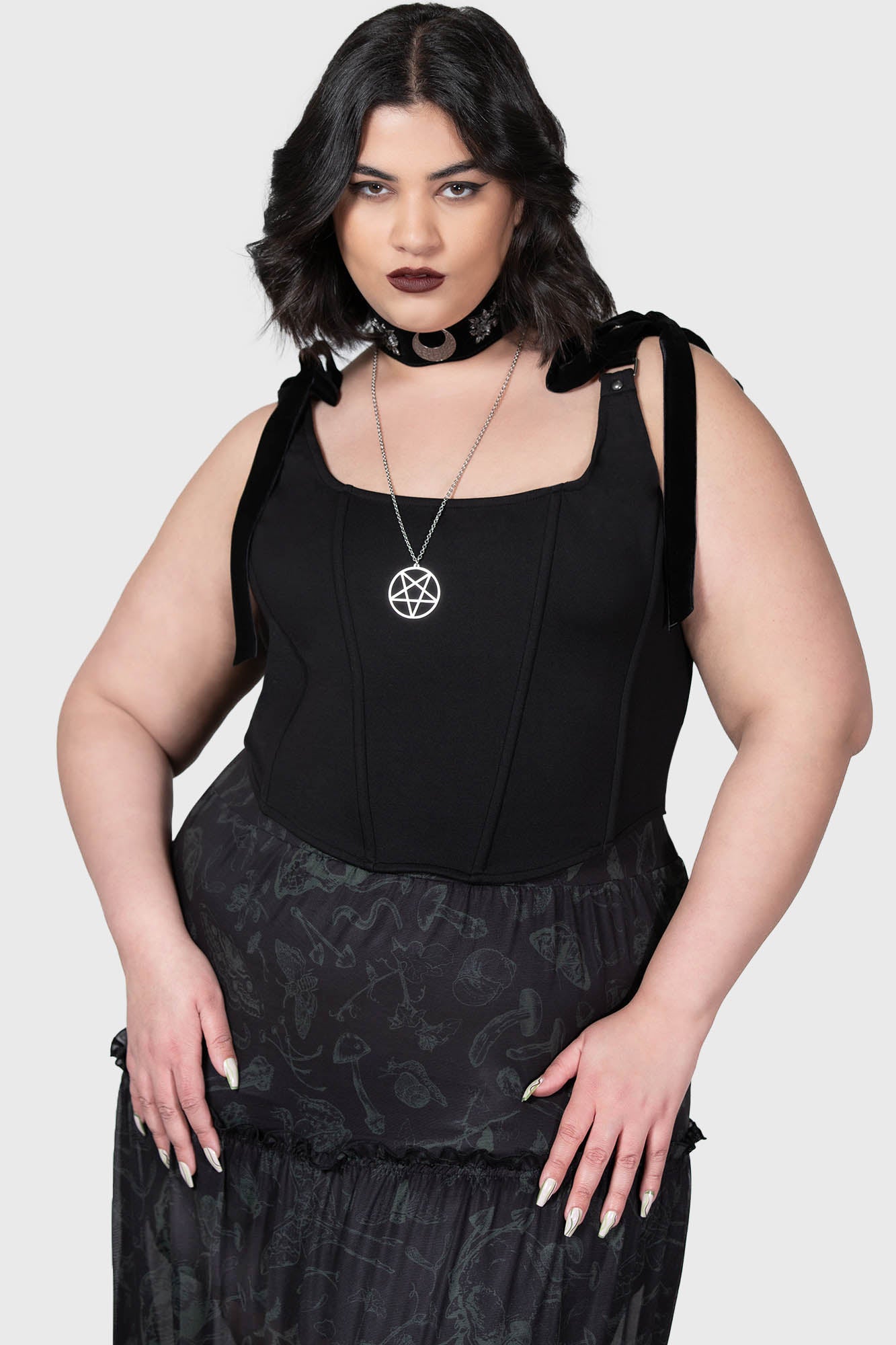 Flora Plus Size Corset Top