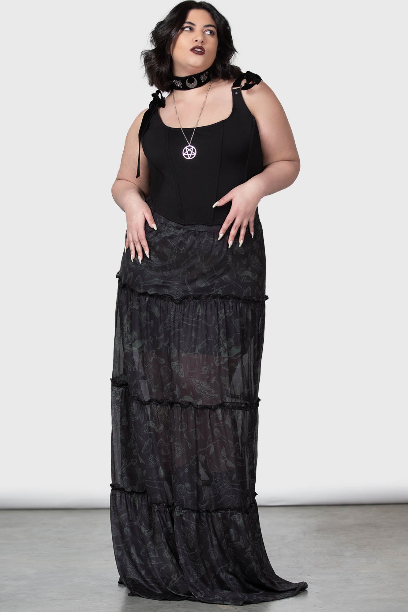 Flora Plus Size Corset Top