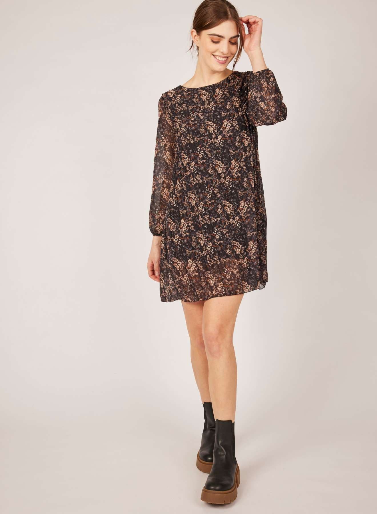 Floral Printed Tunic Dress - Shop Now