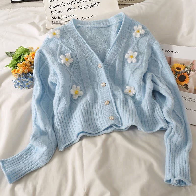 Flowers sweater BY55002