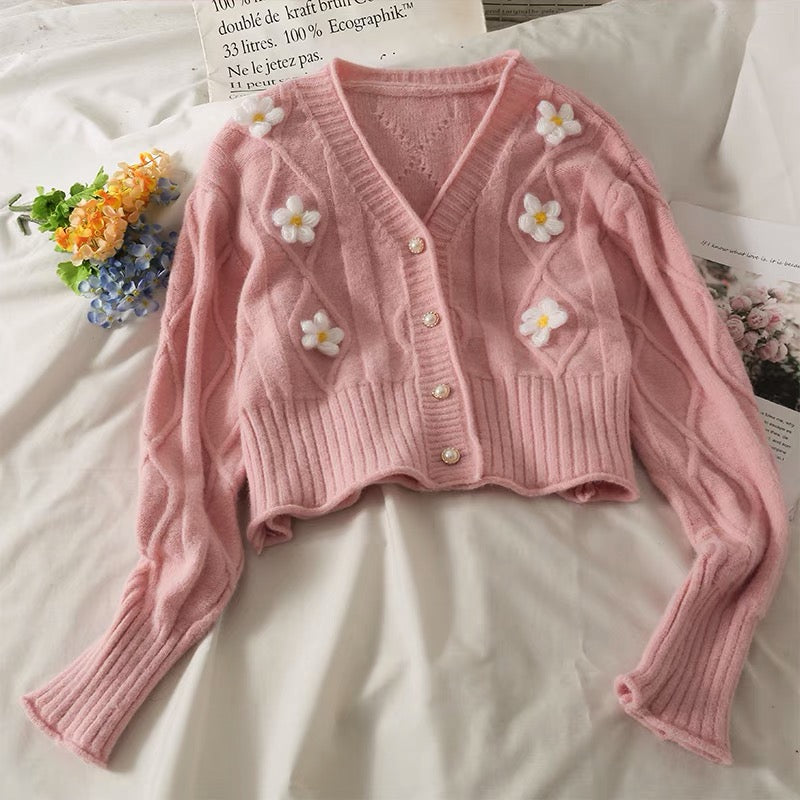 Flowers sweater BY55002