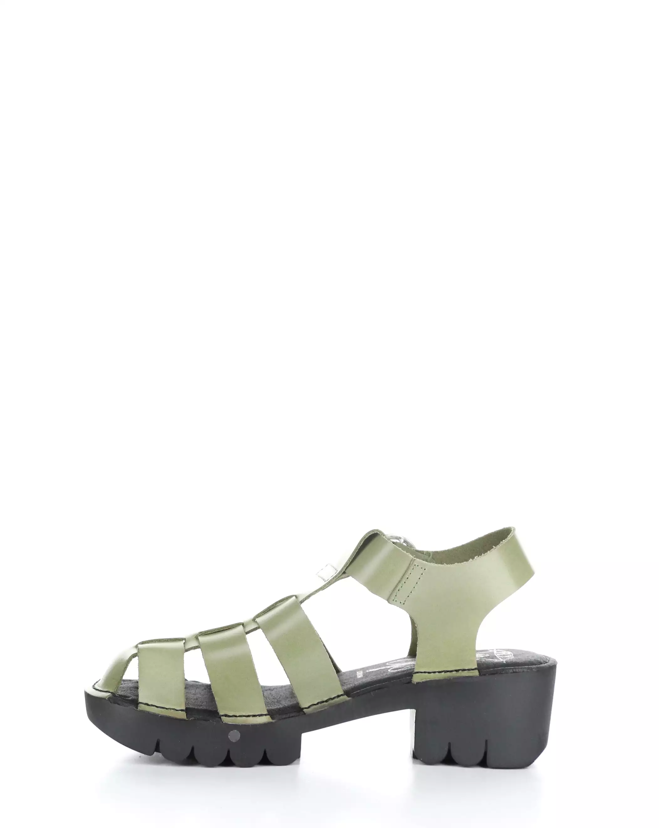 FLY 010 Light Green Sandals - Round Toe - EMME511