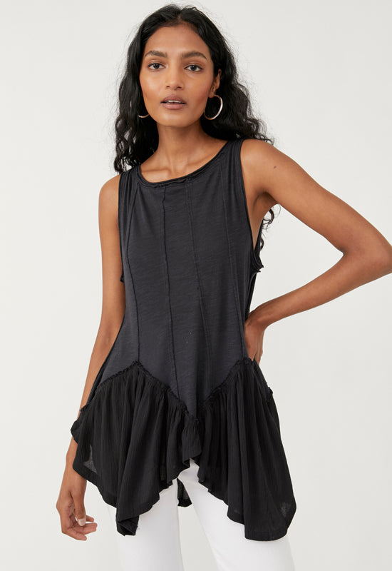 Free People Love Somebody Tunic Charcoal - Shop Now