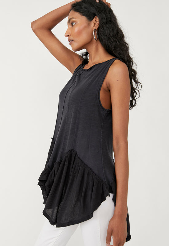 Free People Love Somebody Tunic Charcoal - Shop Now