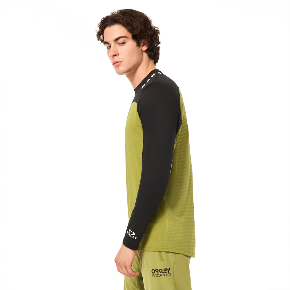 Free Ride Cycling Jersey - Lime Green Fern Print