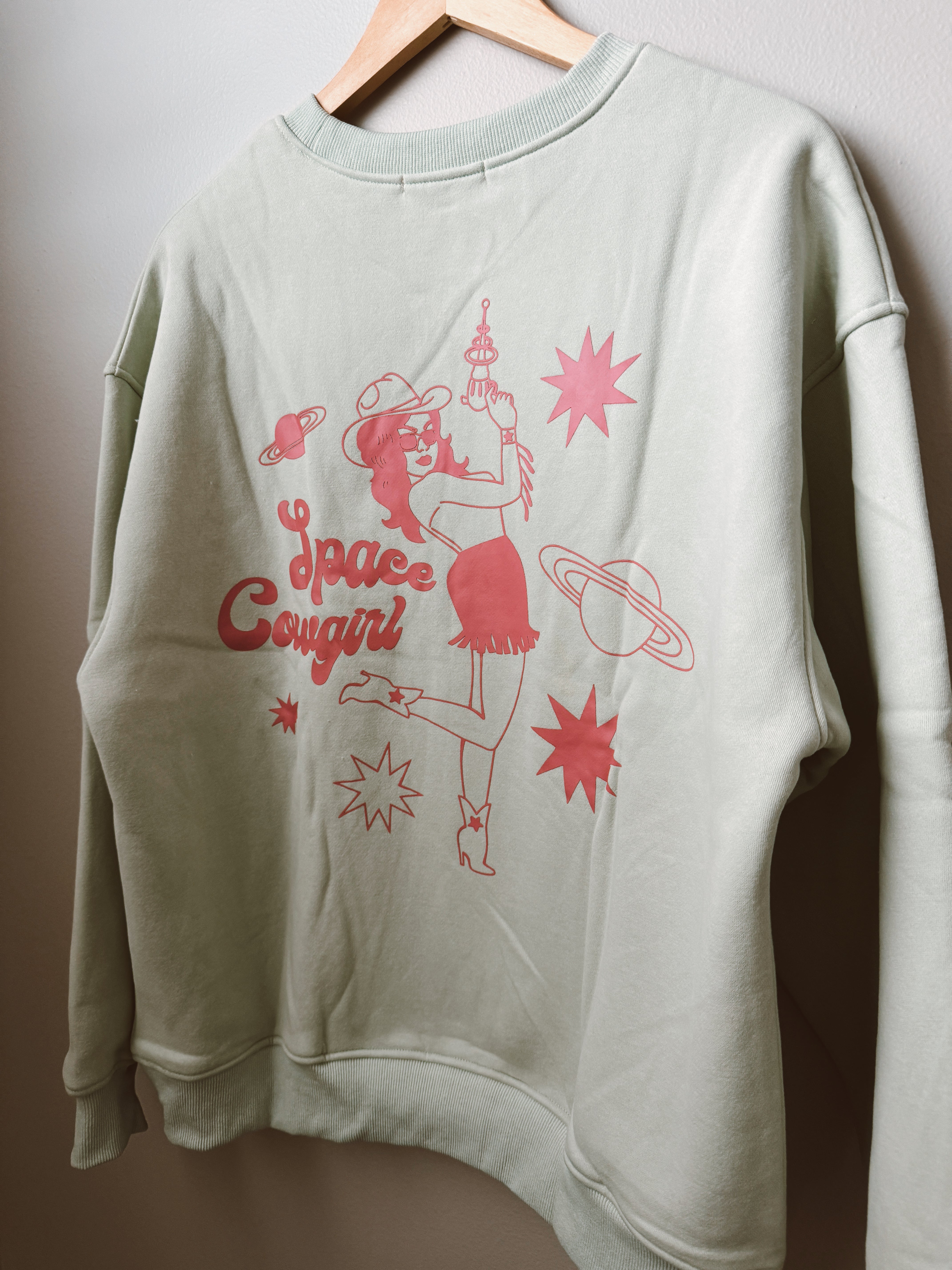 Galactic cowgirl pullover