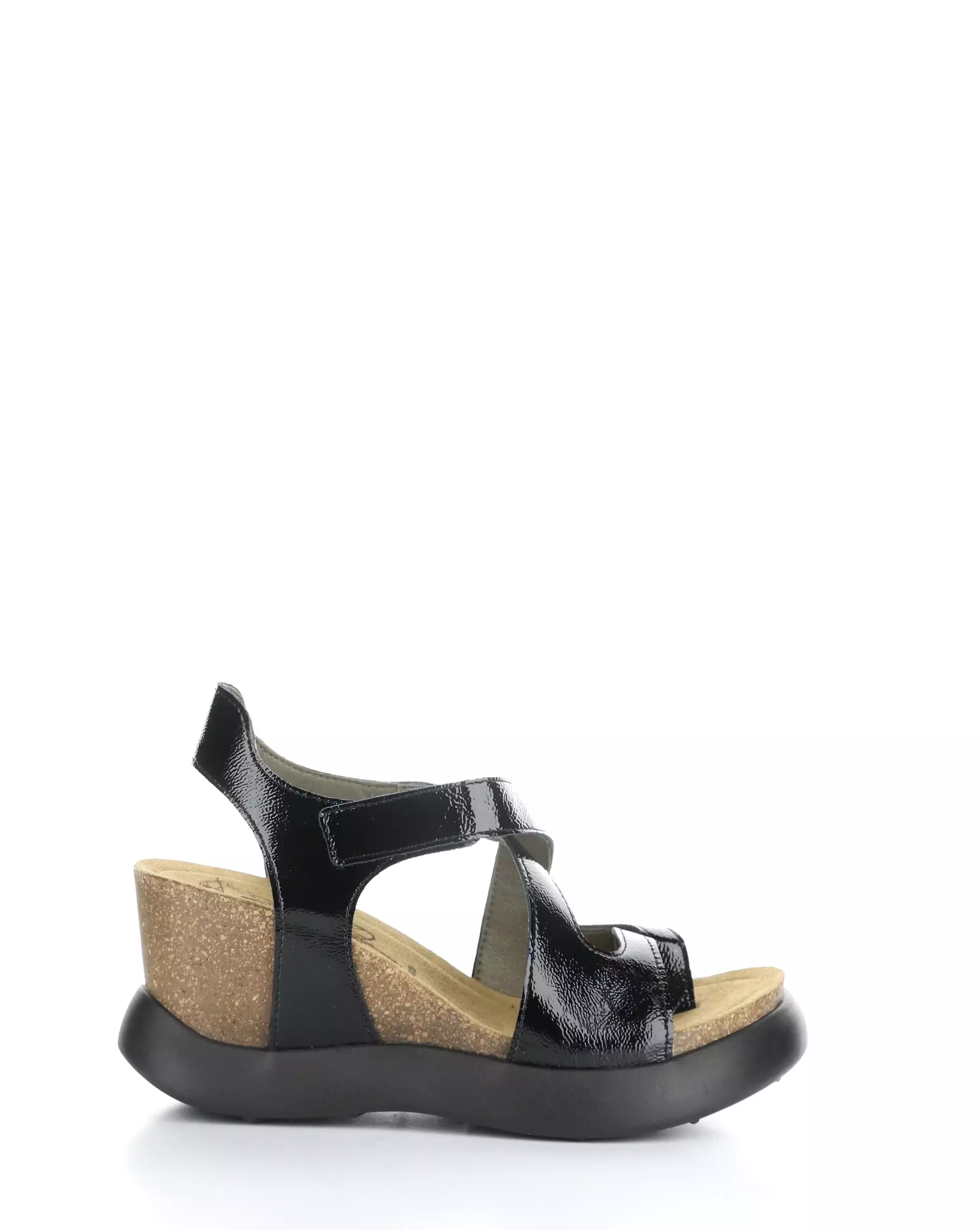 Gavi Black Velcro Sandals