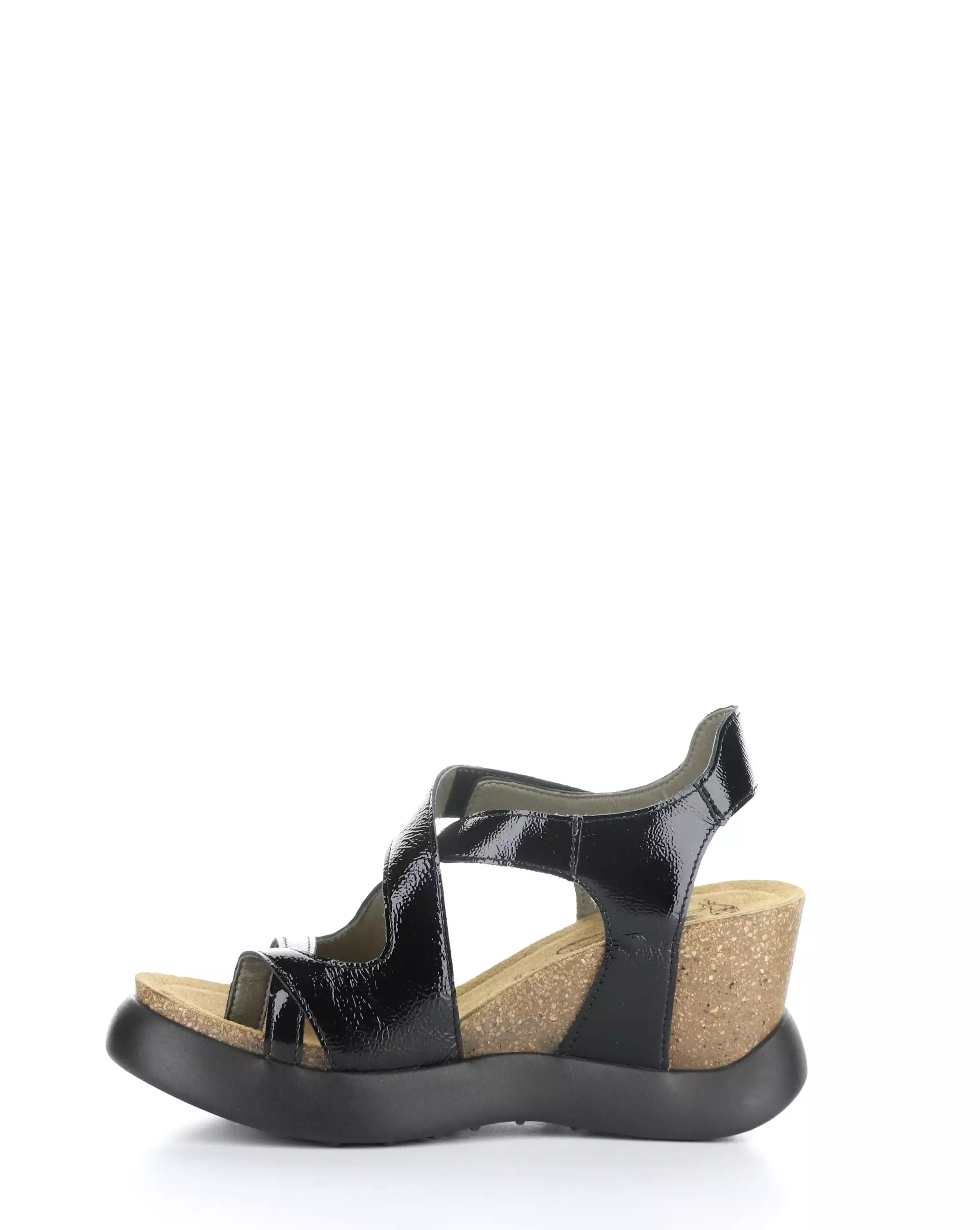 Gavi Black Velcro Sandals