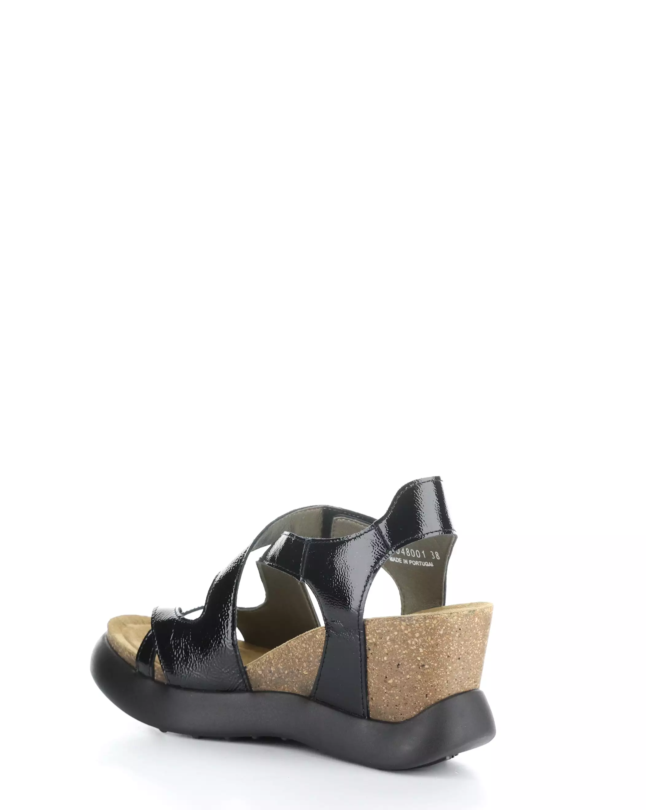 Gavi Black Velcro Sandals