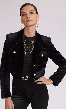 Generation Love - Velvet Blazer - Black