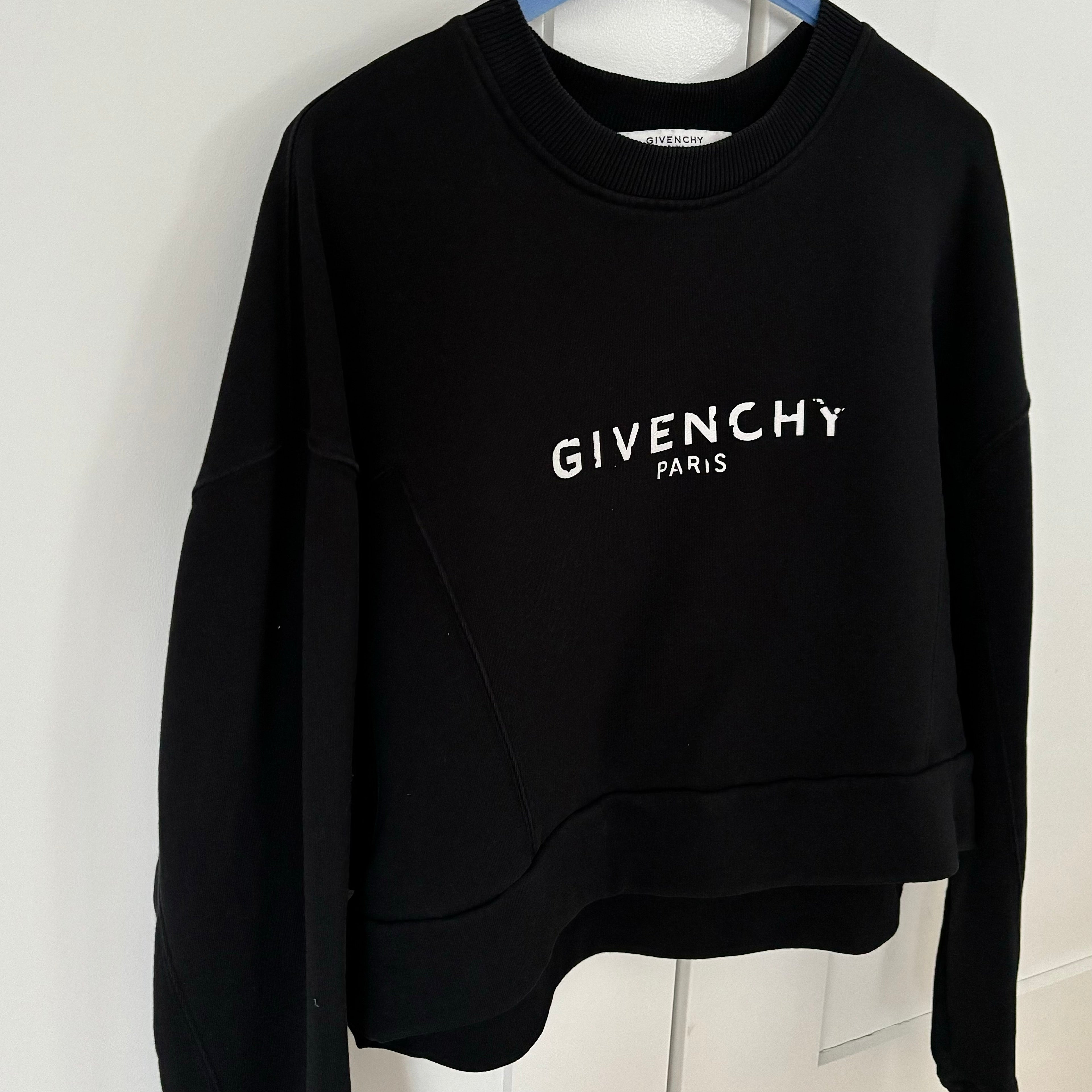 Givenchy distressed logo sweater