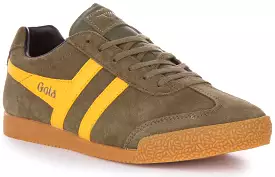 Gola Harrier Men's Shoes - Khaki Yellow