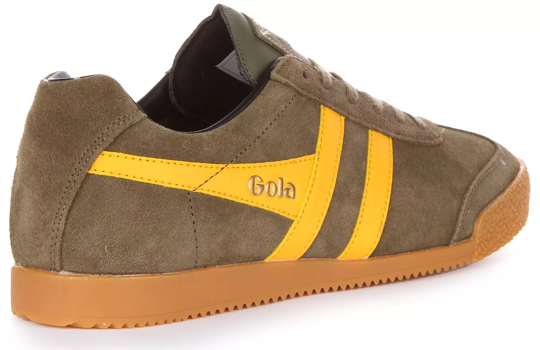 Gola Harrier Men's Shoes - Khaki Yellow