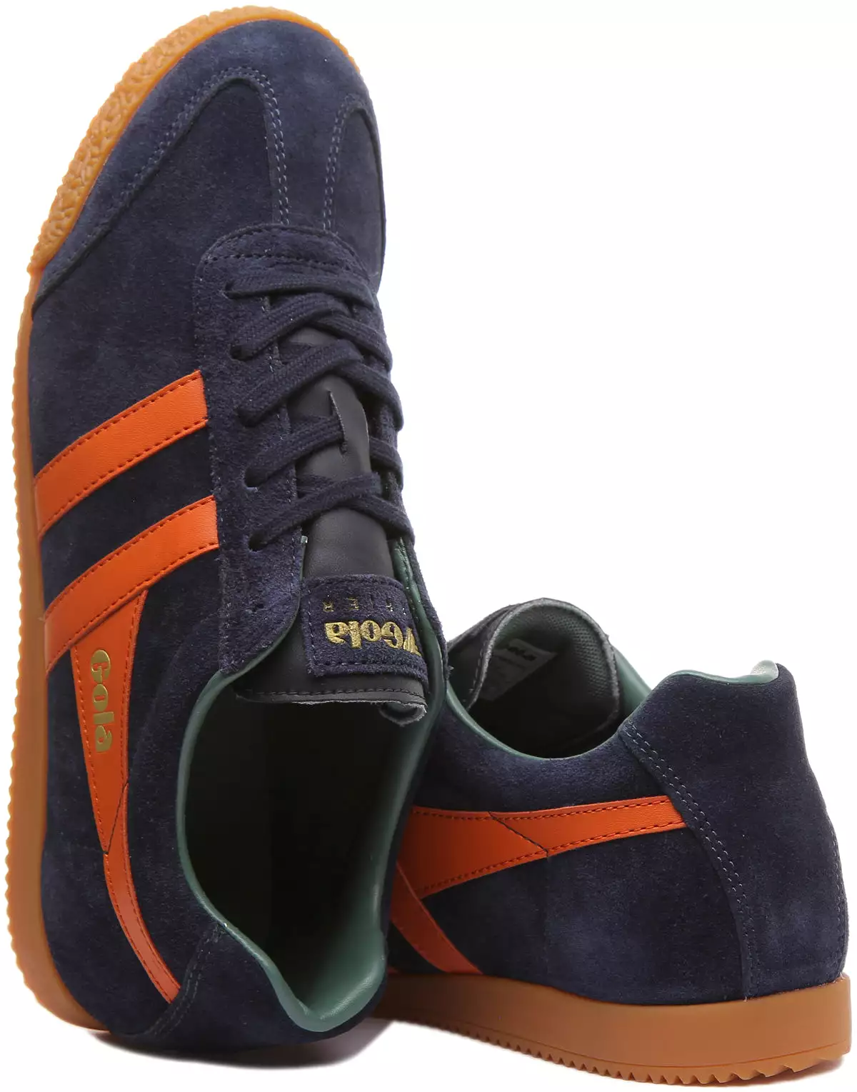 Gola Harrier Navy Orange Men's Shoes