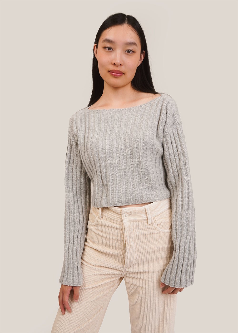 Gray Melange Macau Sweater