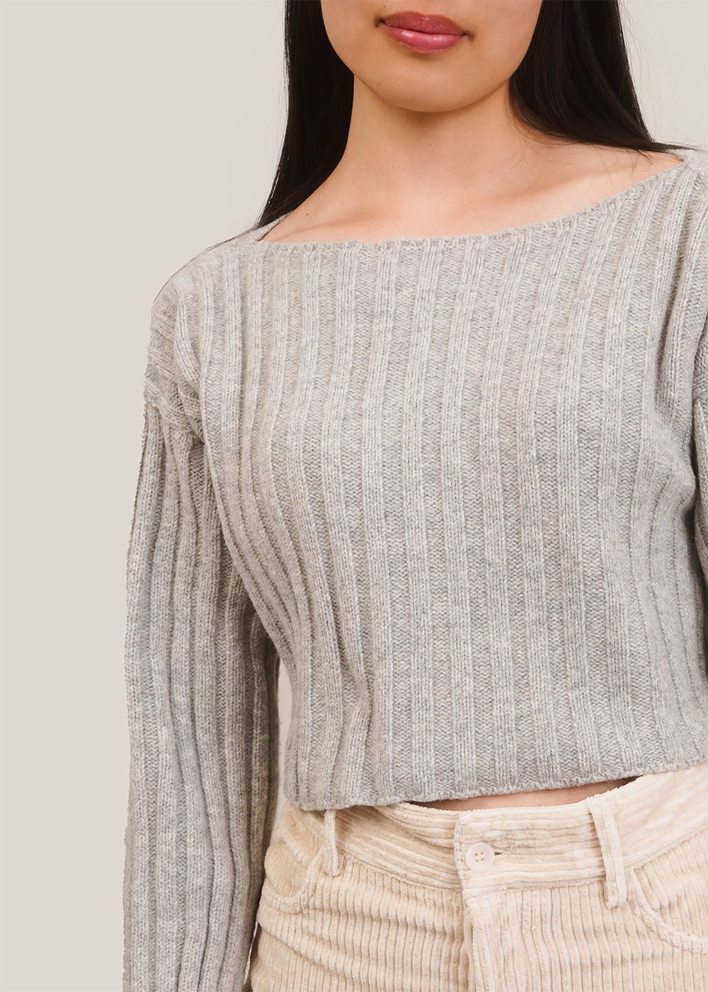 Gray Melange Macau Sweater