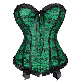 Green Hurricane Corset Drag.