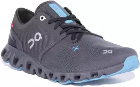 Grey Blue Men's Running Shoes Cloud X 3 Google Result: Enhance your running experience with the Grey Blue Cloud X 3 shoes