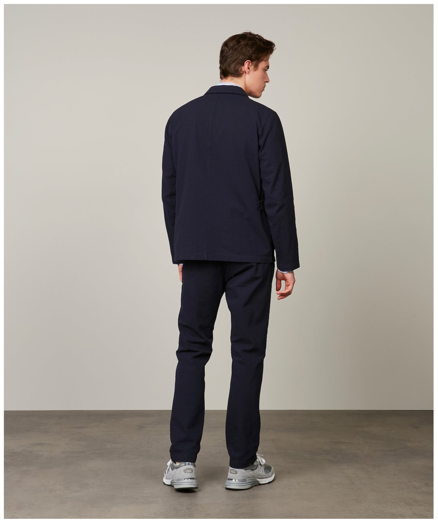 Hartford France Jerome Navy Seersucker Blazer - Buy Now!