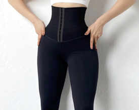 High Compression Leggings with Firm Waistband