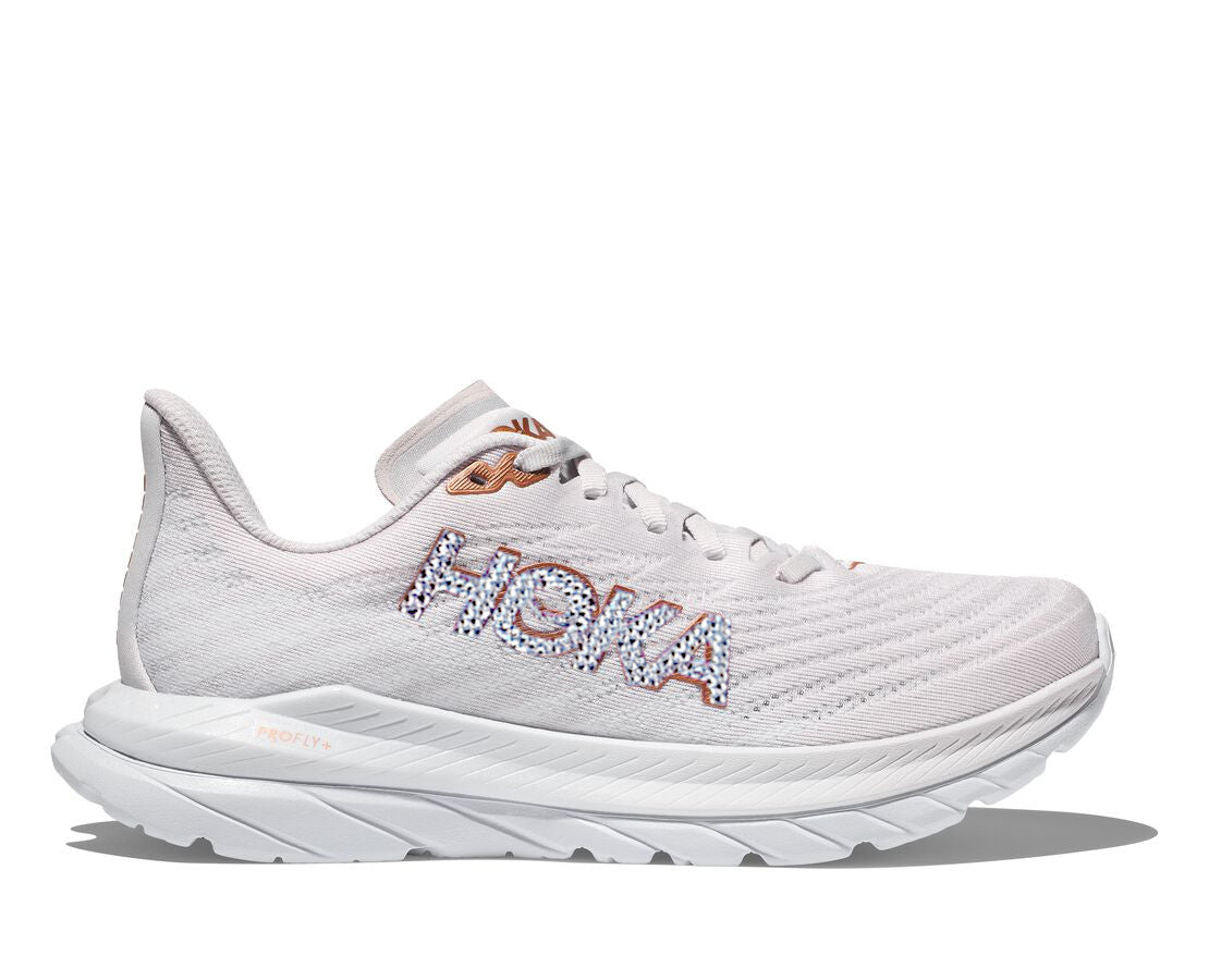 Hoka Mach 5 White Copper