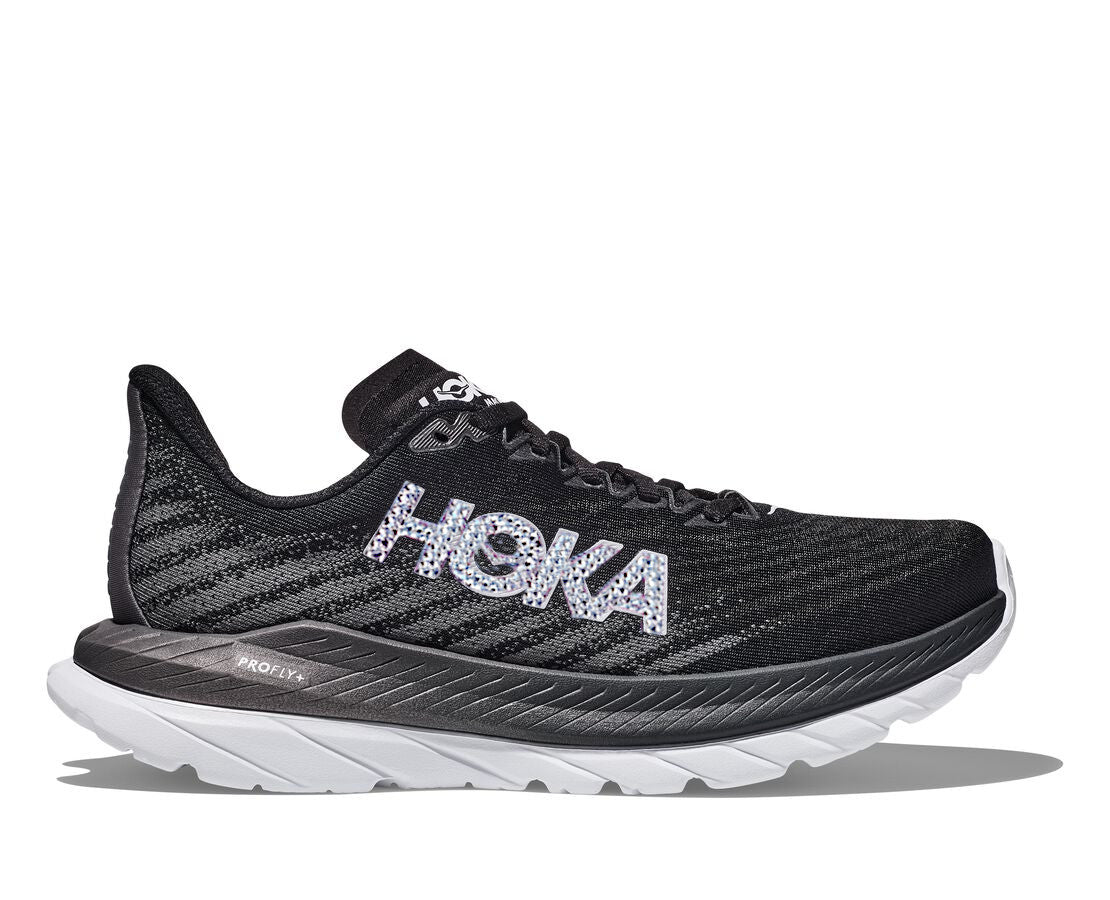 Hoka Mach 5 Women's running shoes (Black/White)