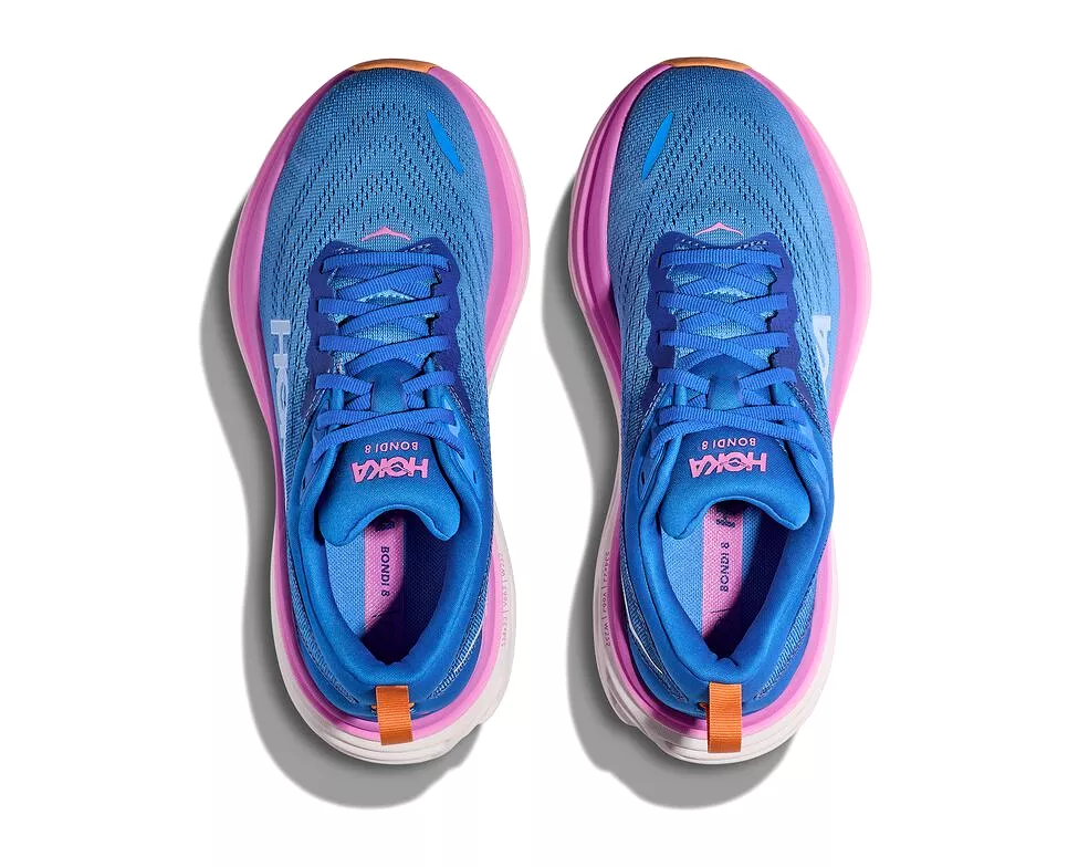 Hoka Women Bondi 8 Blue Pink