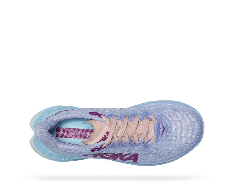 Hoka Women Mach 5 - Pale Blue Purple