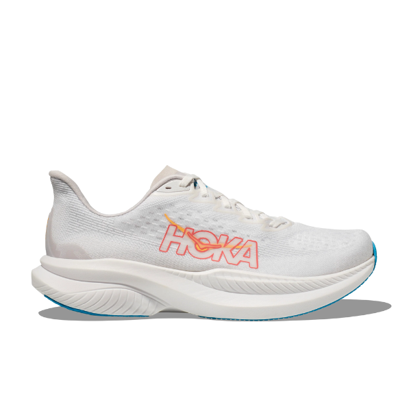 HOKA Women's Mach 6 White - Medium Width