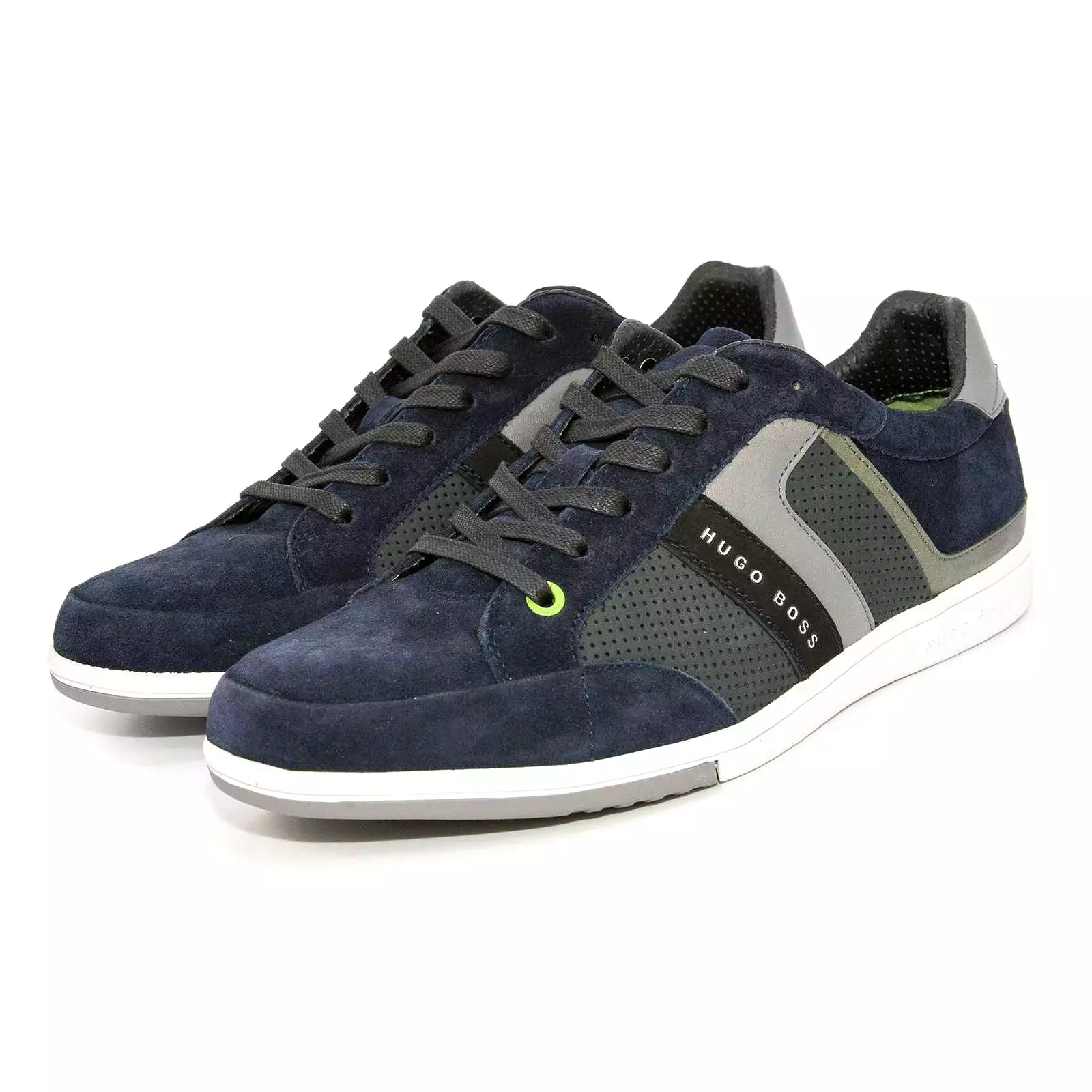 Hugo Boss Eldorado Suede Trainers Navy for Men