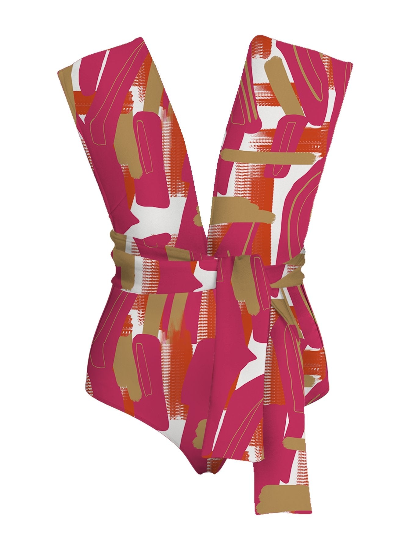 Infinity Swimsuit - Abstract Rose: Buy now and get the best deal. Shop this stunning abstract rose pattern swimsuit for an infin