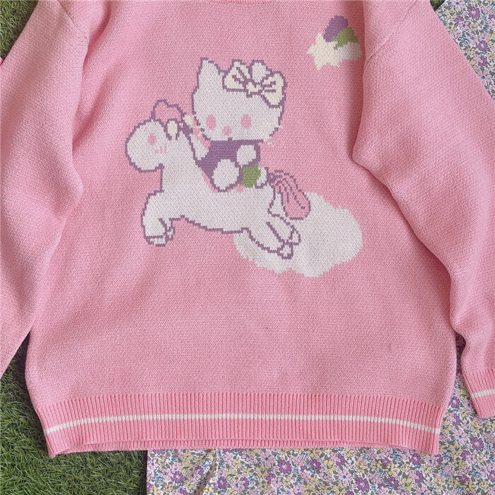 Japanese forest sweater cute by99612