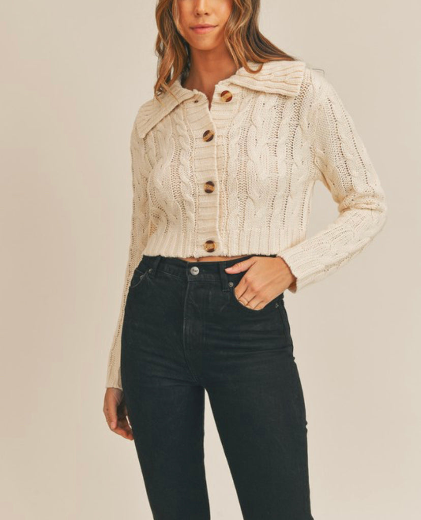 Jenna cropped cardigan