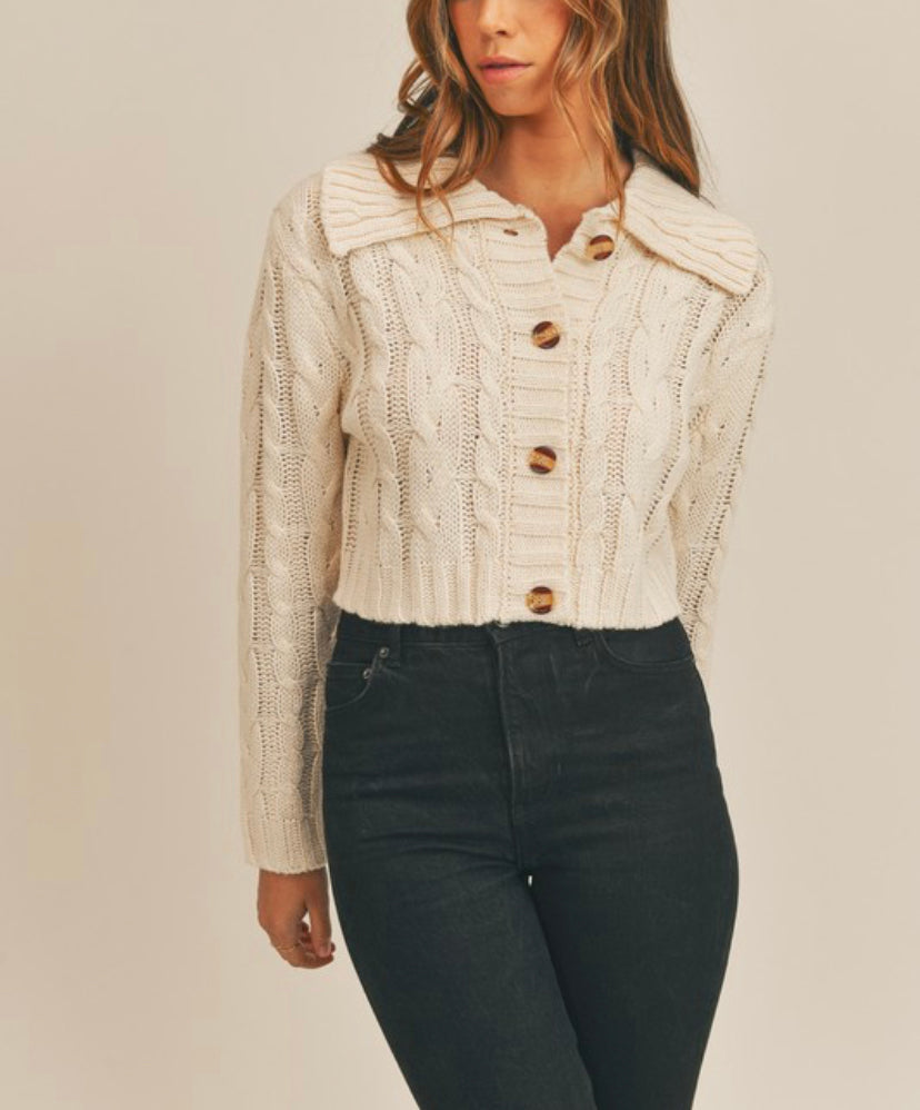 Jenna cropped cardigan