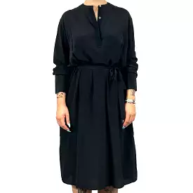 Joseph Black Silk Tunic Shirt Dress Extra Small