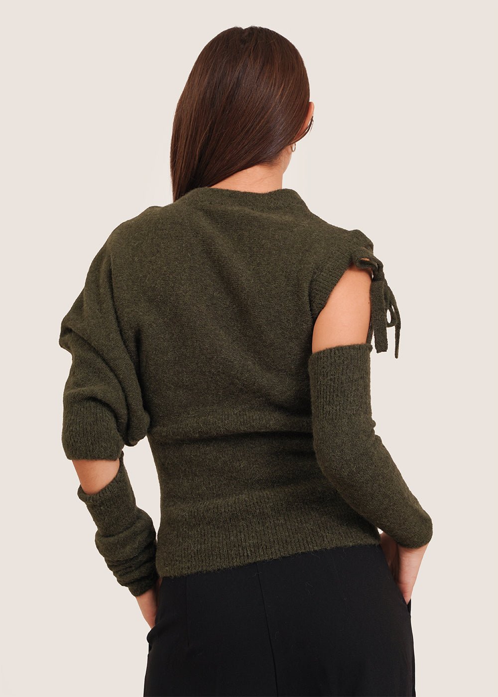 Khaki Sweater - Carlita