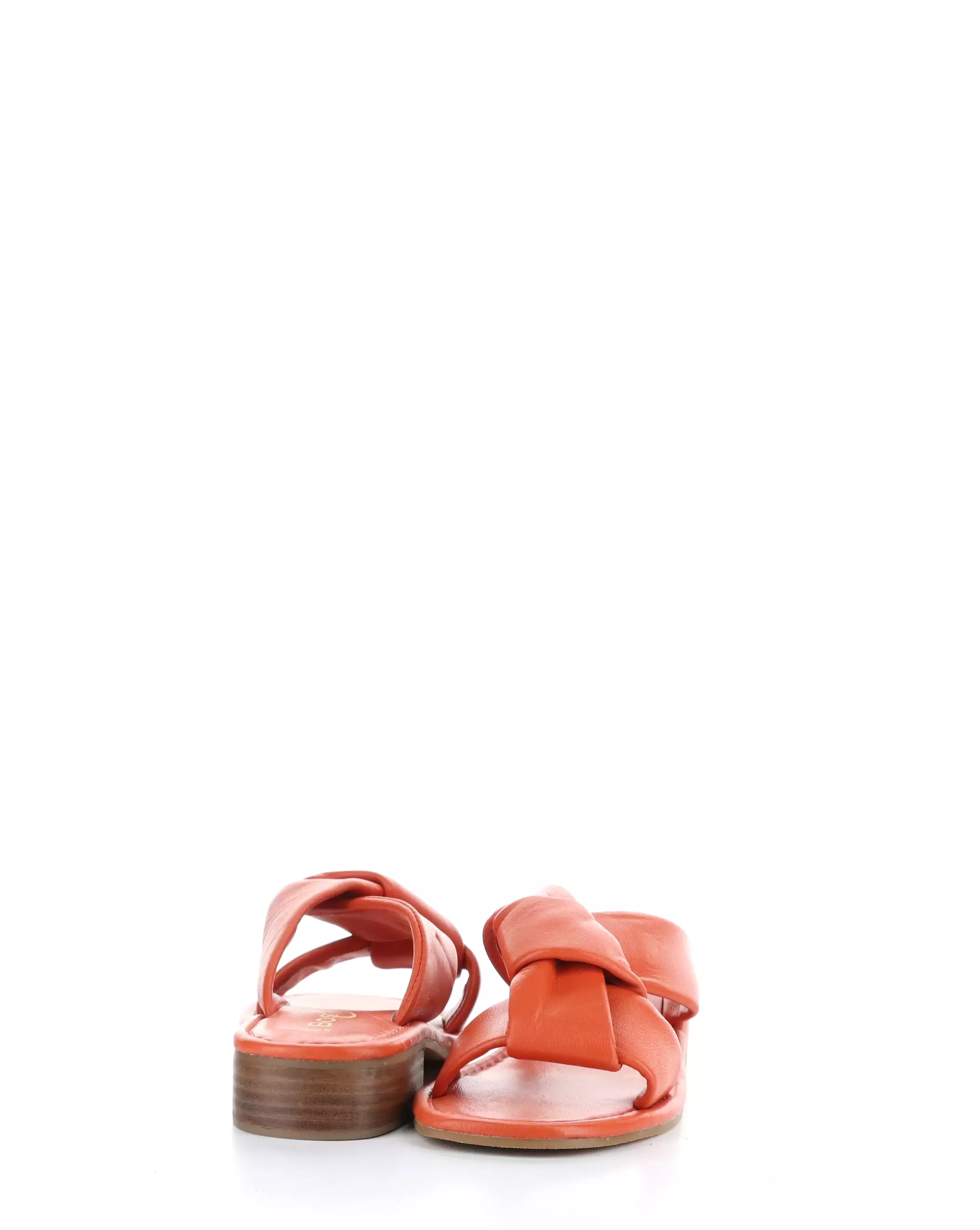 Knicks Orange Sandals, Round Toe