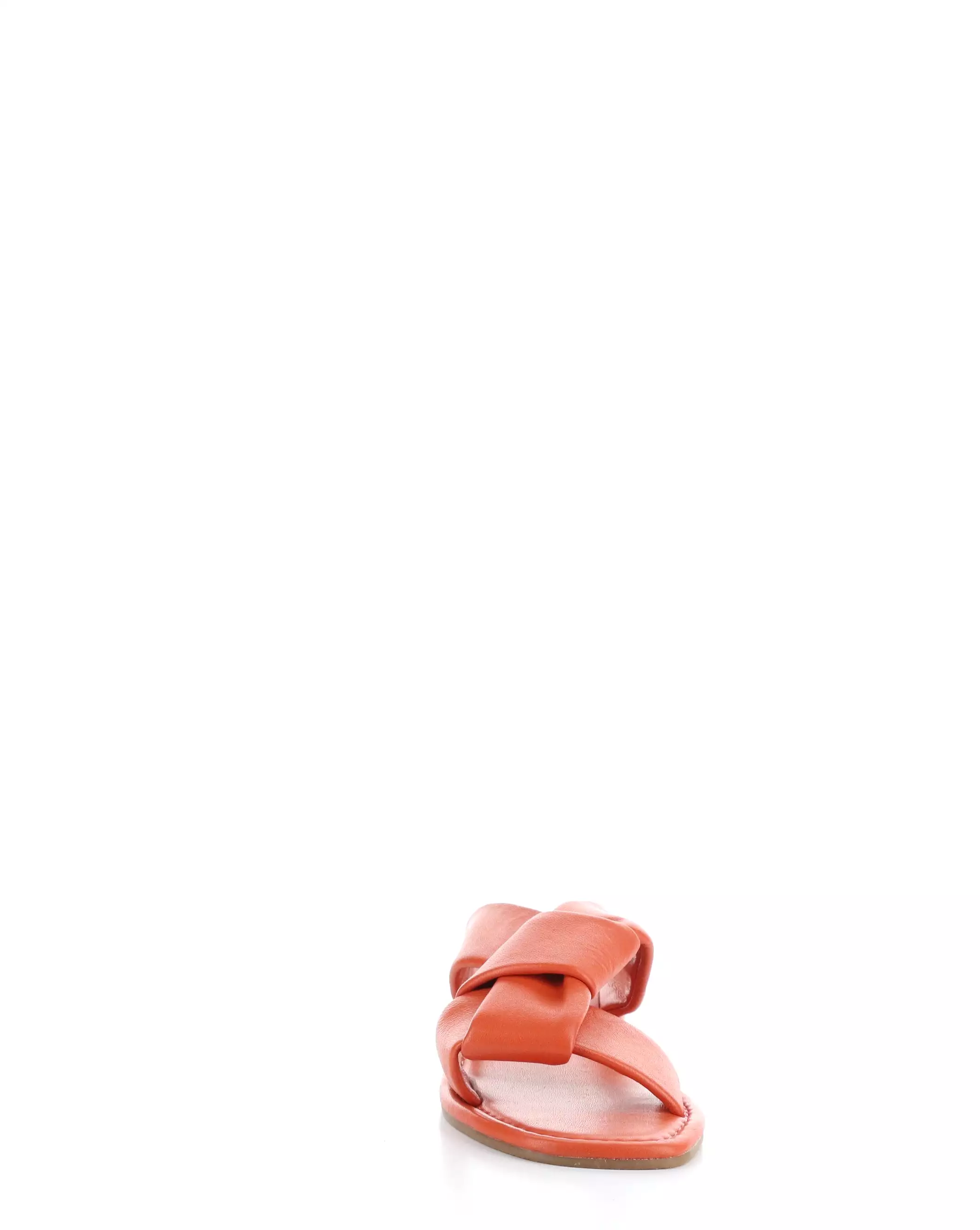 Knicks Orange Sandals, Round Toe