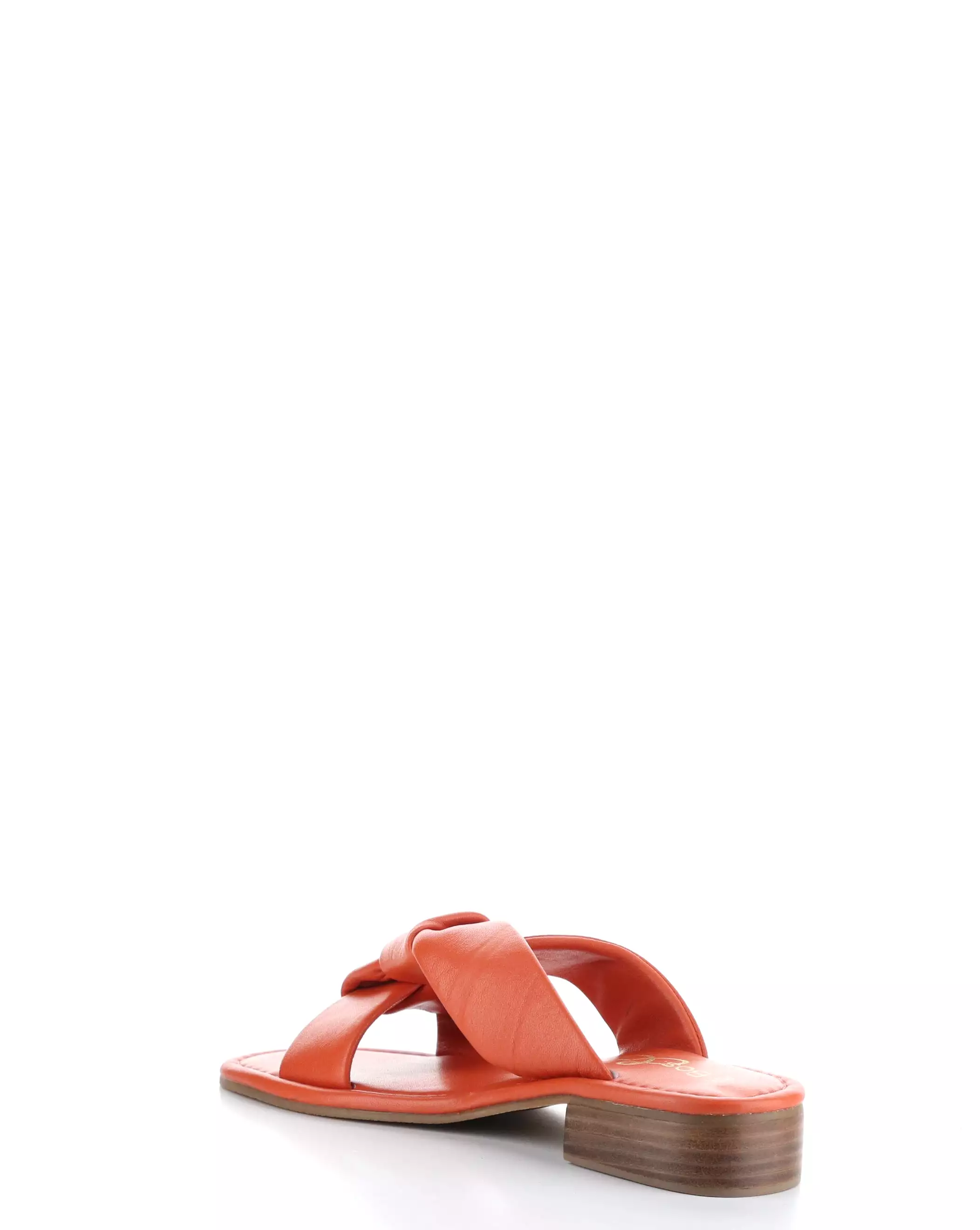 Knicks Orange Sandals, Round Toe