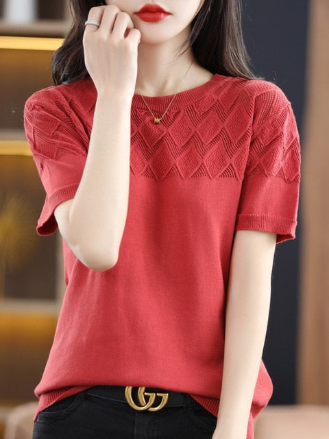 Knitted Jumper Sweater Blouse: Enhance Your Style!