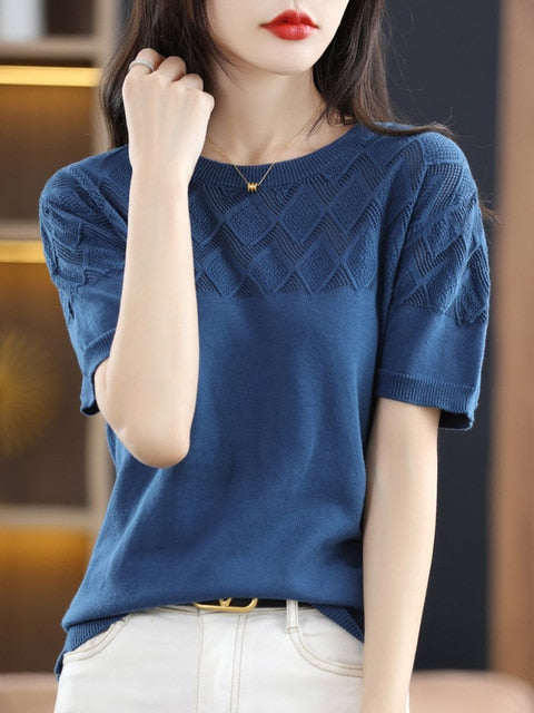 Knitted Jumper Sweater Blouse: Enhance Your Style!