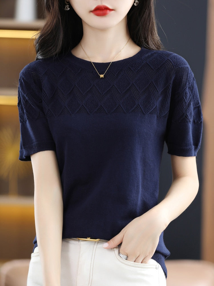 Knitted Jumper Sweater Blouse: Enhance Your Style!