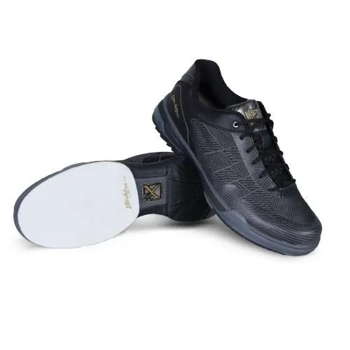 KR Strikeforce Bowling Shoes Gunmetal/Black - Men's Right Hand.