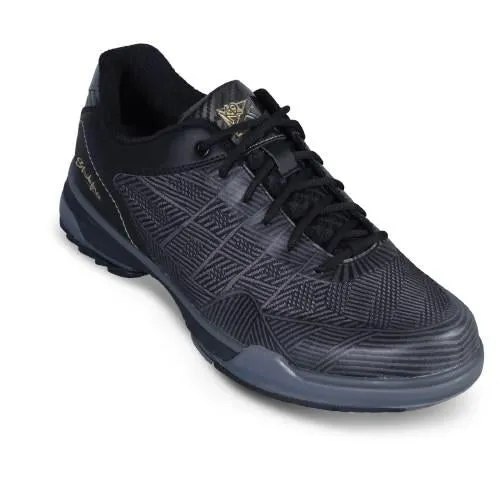 KR Strikeforce Bowling Shoes Gunmetal/Black - Men's Right Hand.