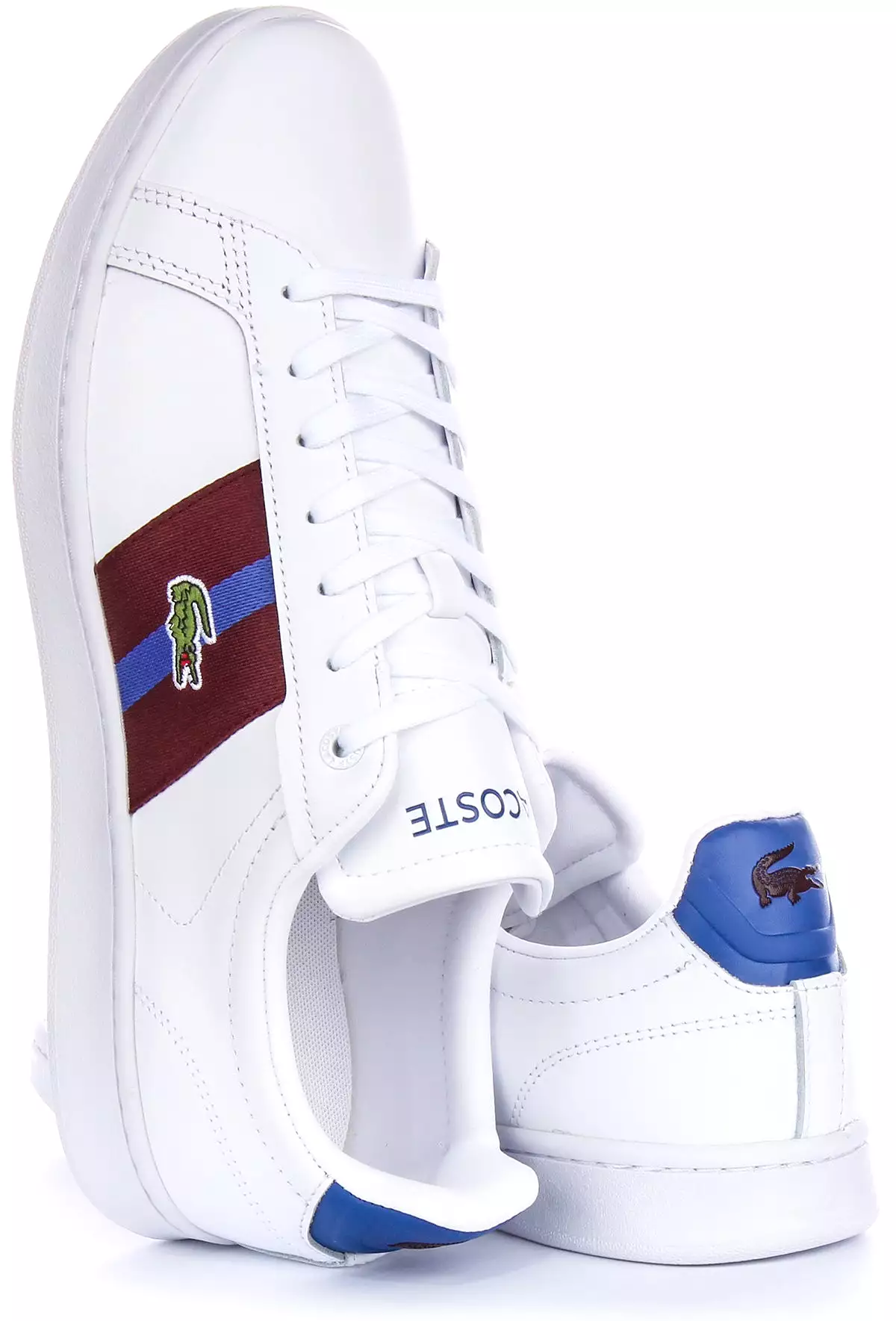 Lacoste Carnaby Pro Men's Shoes - White Burgundy